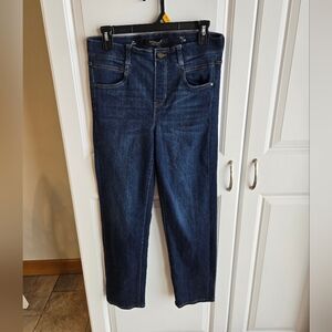 Liverpool Dark Blue Straight Leg Jeans